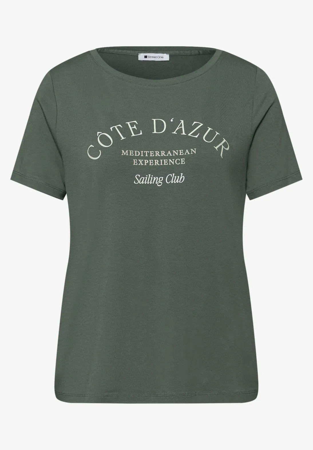 CHERRY KHAKI TEE