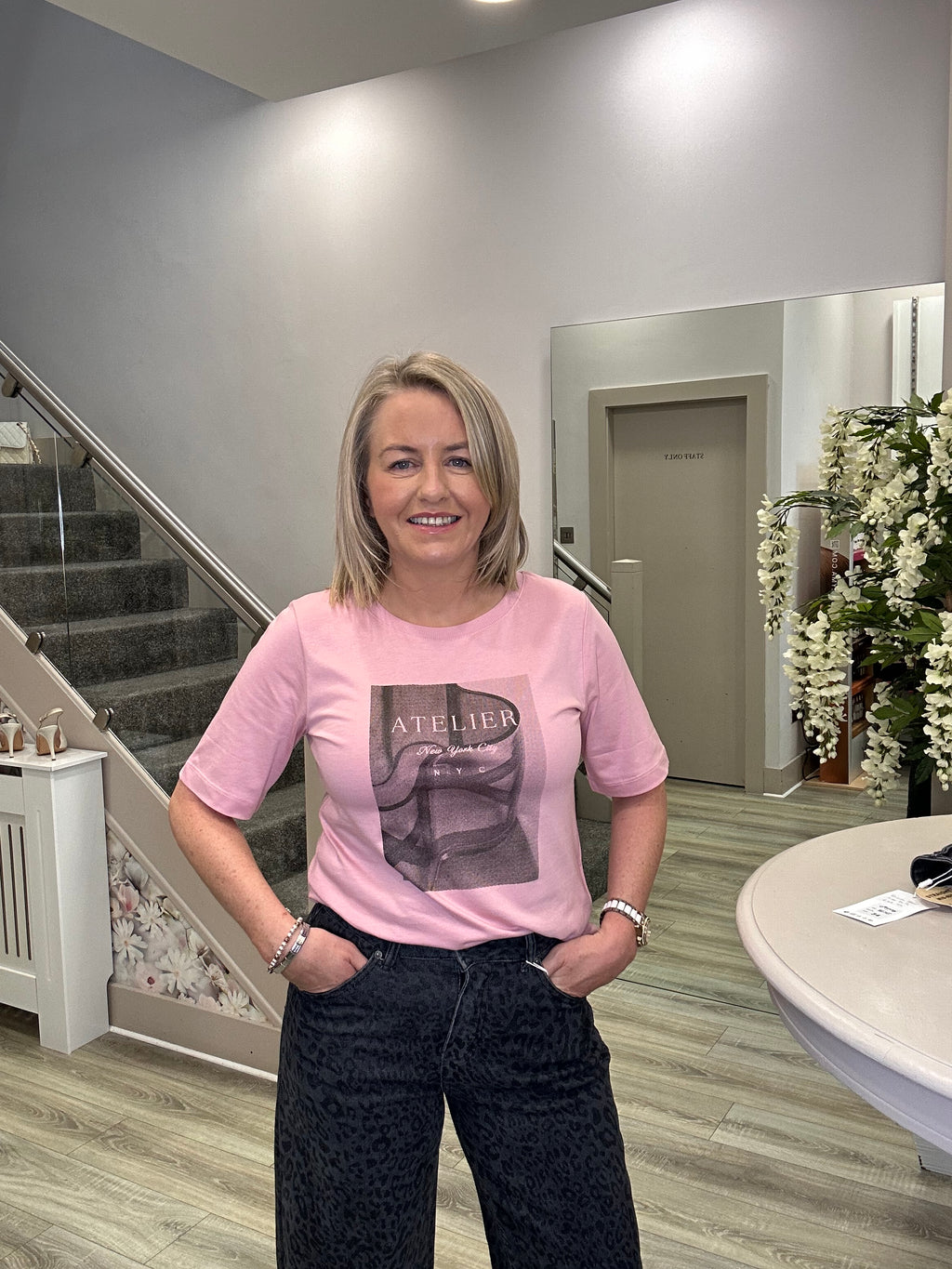 PAT PINK T-SHIRT