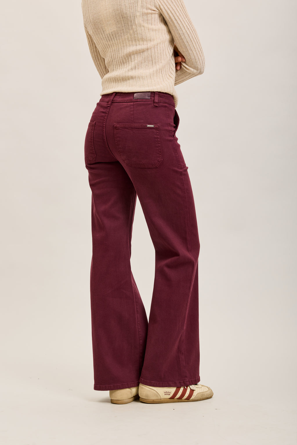 TERI BURGUNDY JEANS