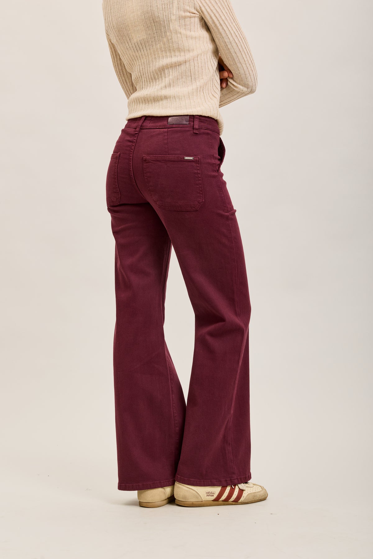 TERI BURGUNDY JEANS