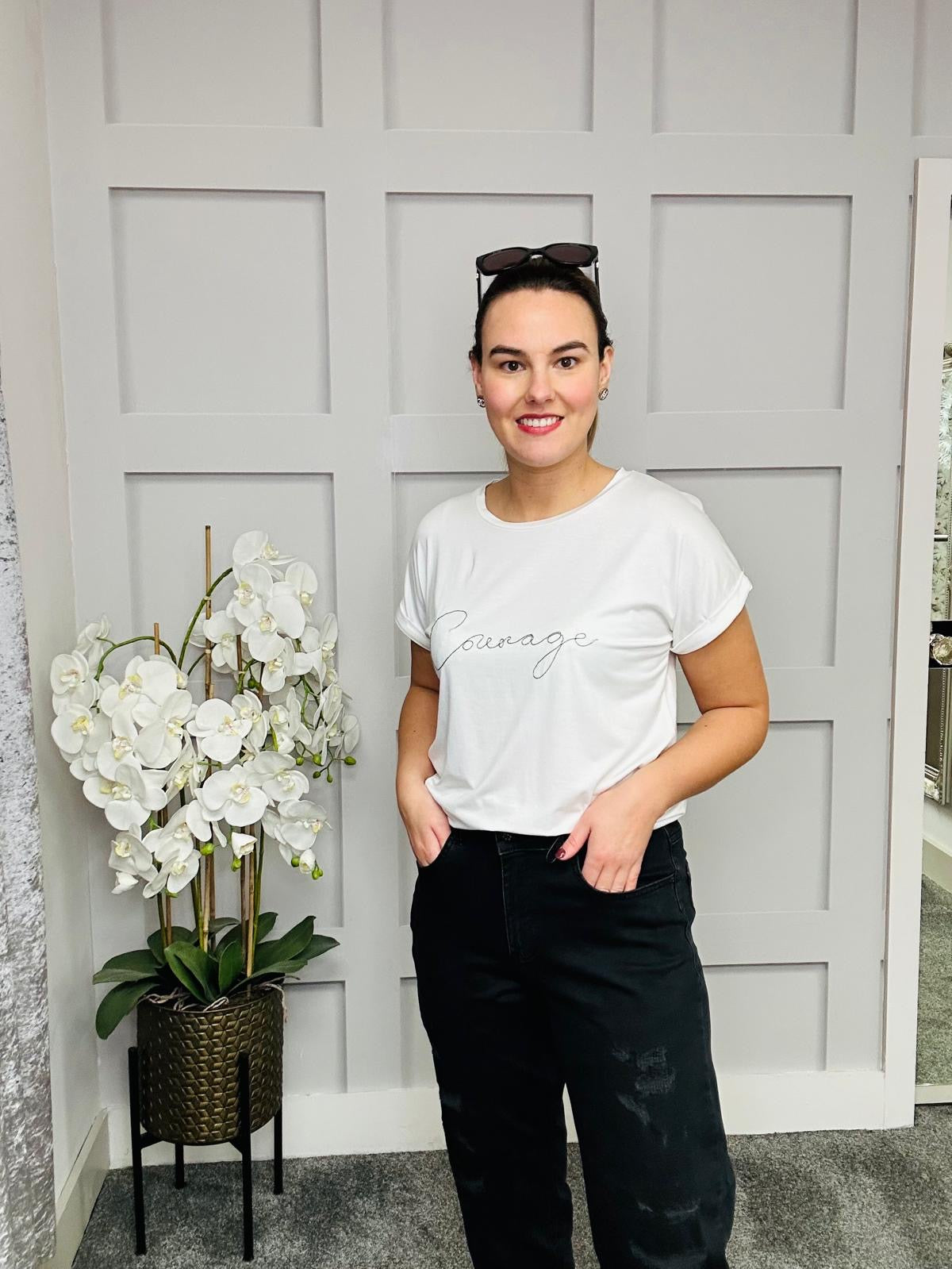 MARICA WHITE  T-SHIRT