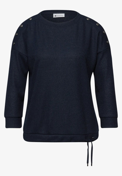 LANIE NAVY TOP