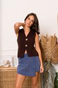KAY BROWN WAISTCOAT