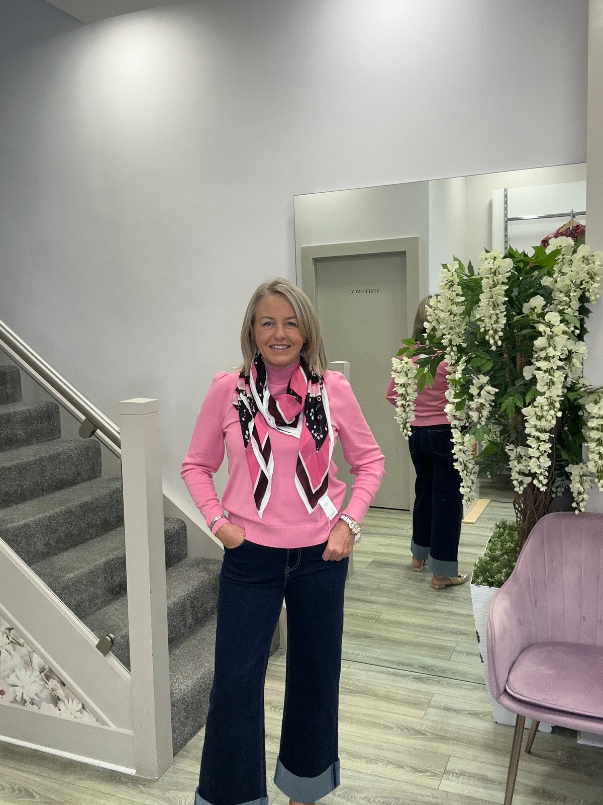 BRIANNA PINK  KNIT