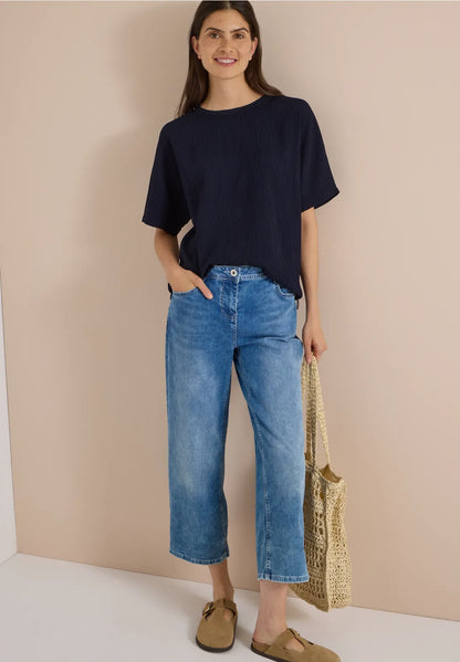MONROE NAVY TOP