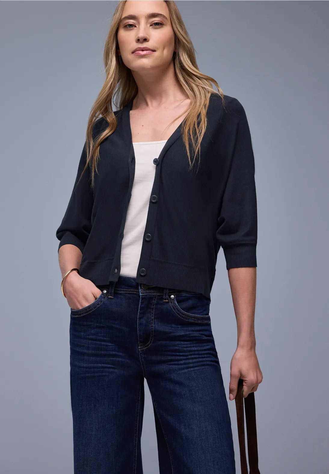 EMILY NAVY CARDIGAN