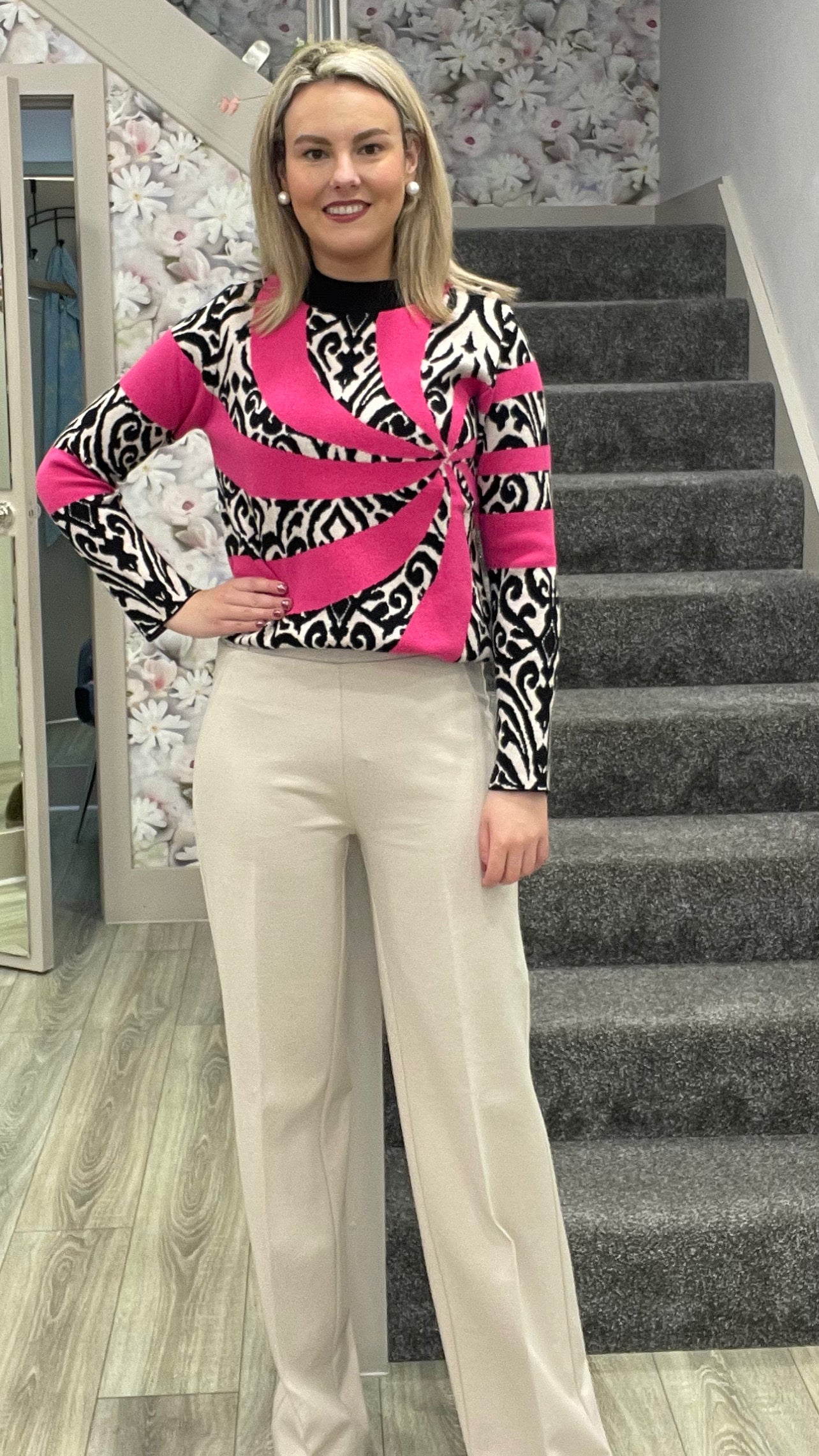 MIRA CREAM TROUSERS
