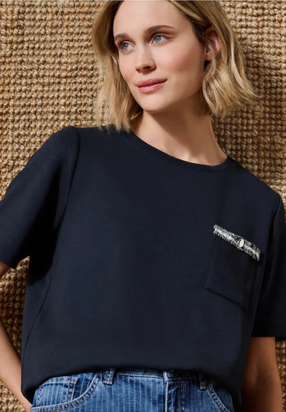 PETRA NAVY TEE
