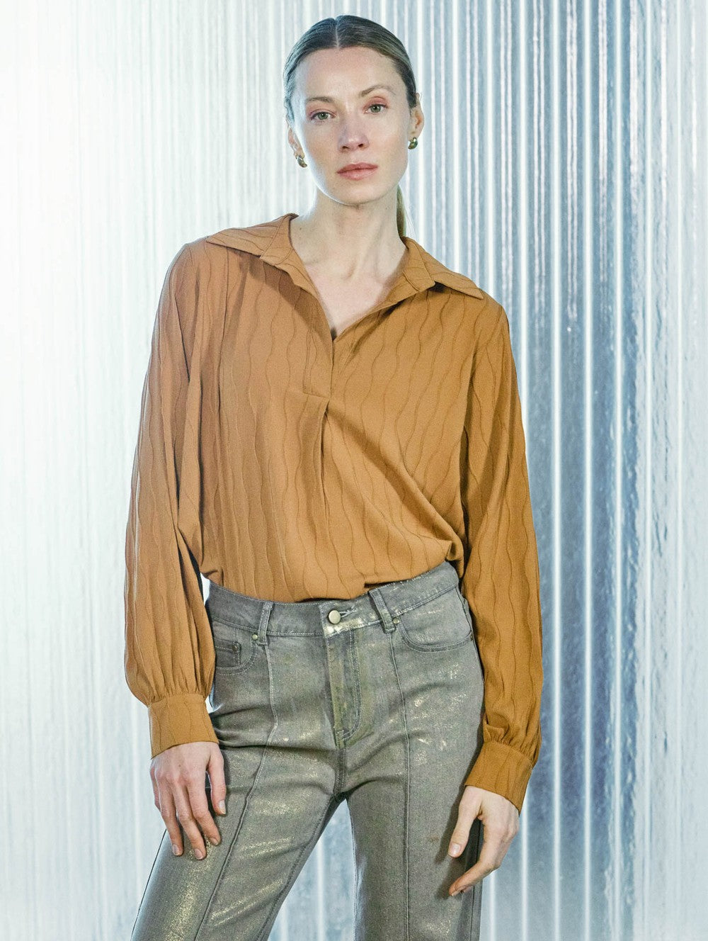 AMBER RUST BLOUSE