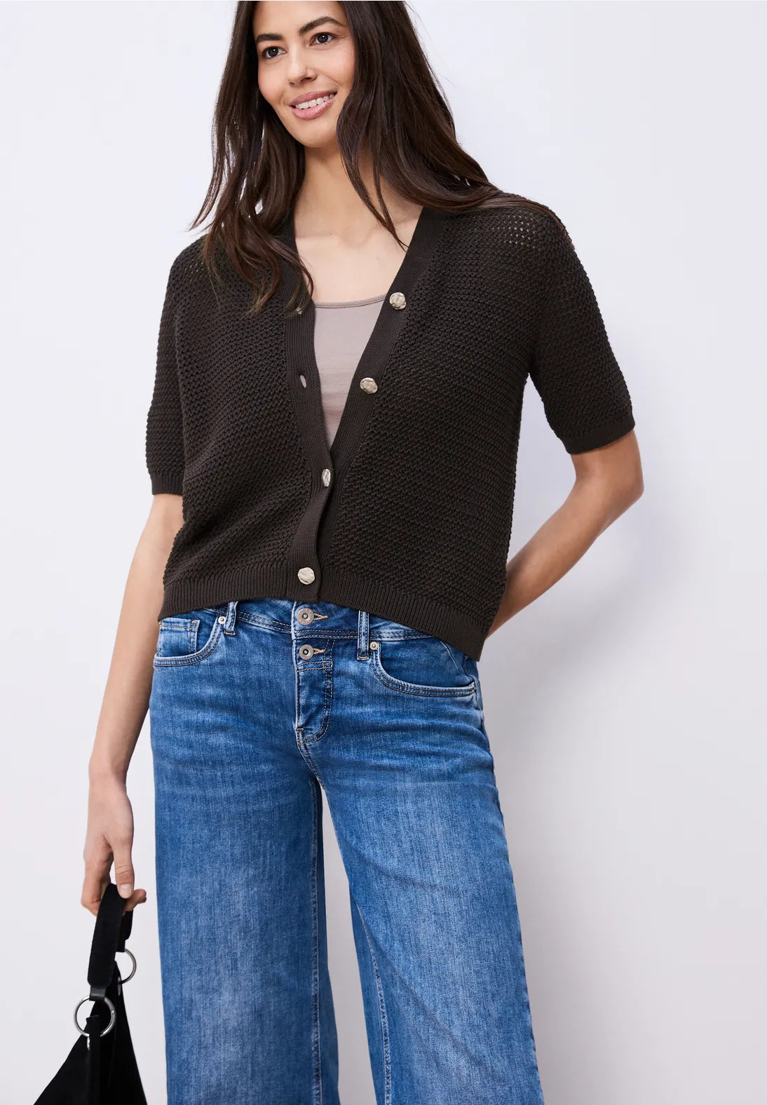 ZURI BROWN CARDIGAN