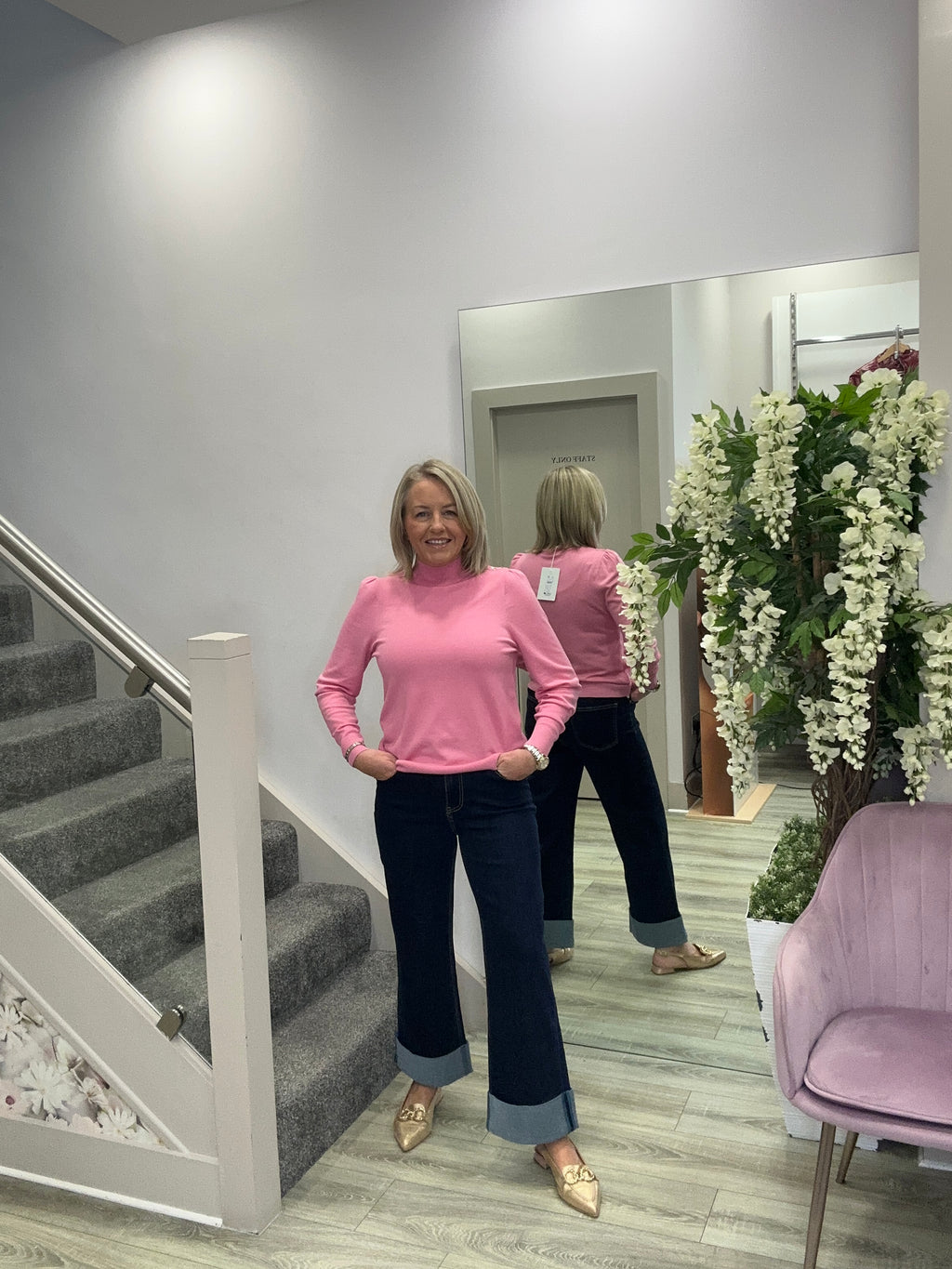 BRIANNA PINK  KNIT