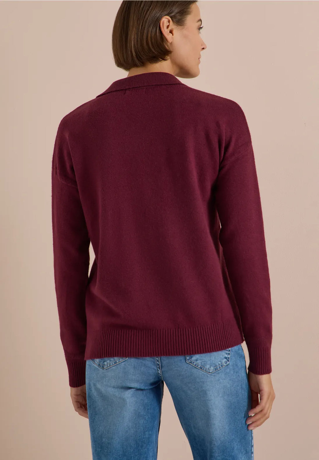 BIRDIE BURGUNDY KNIT