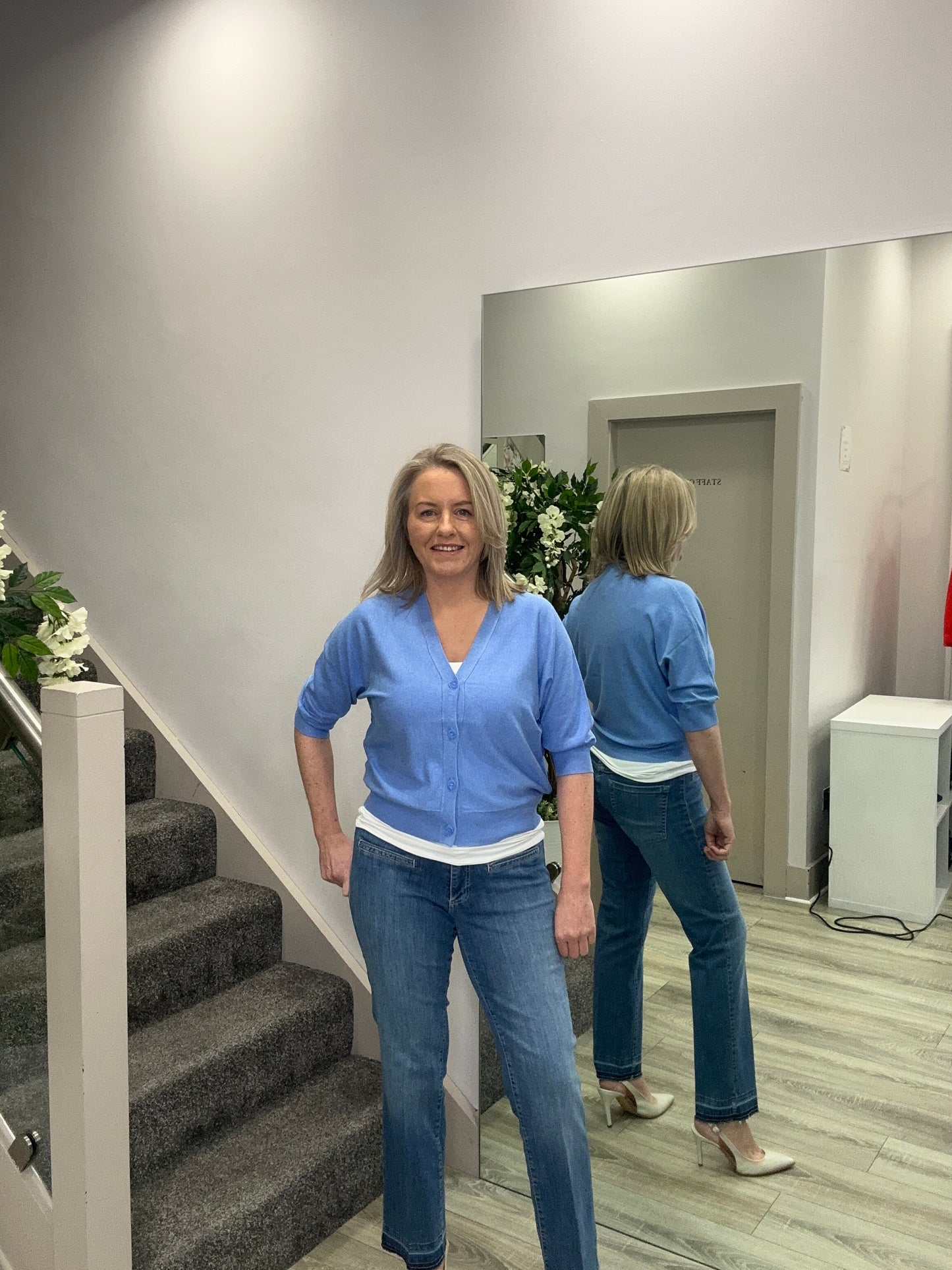 EMILY BLUE CARDIGAN