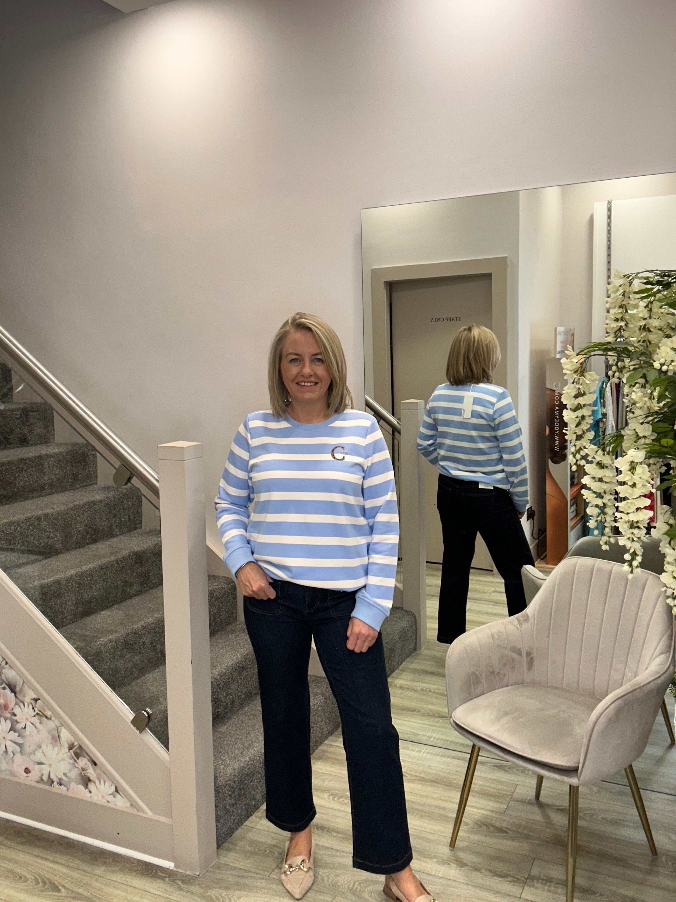 TAYA BLUE SWEATER