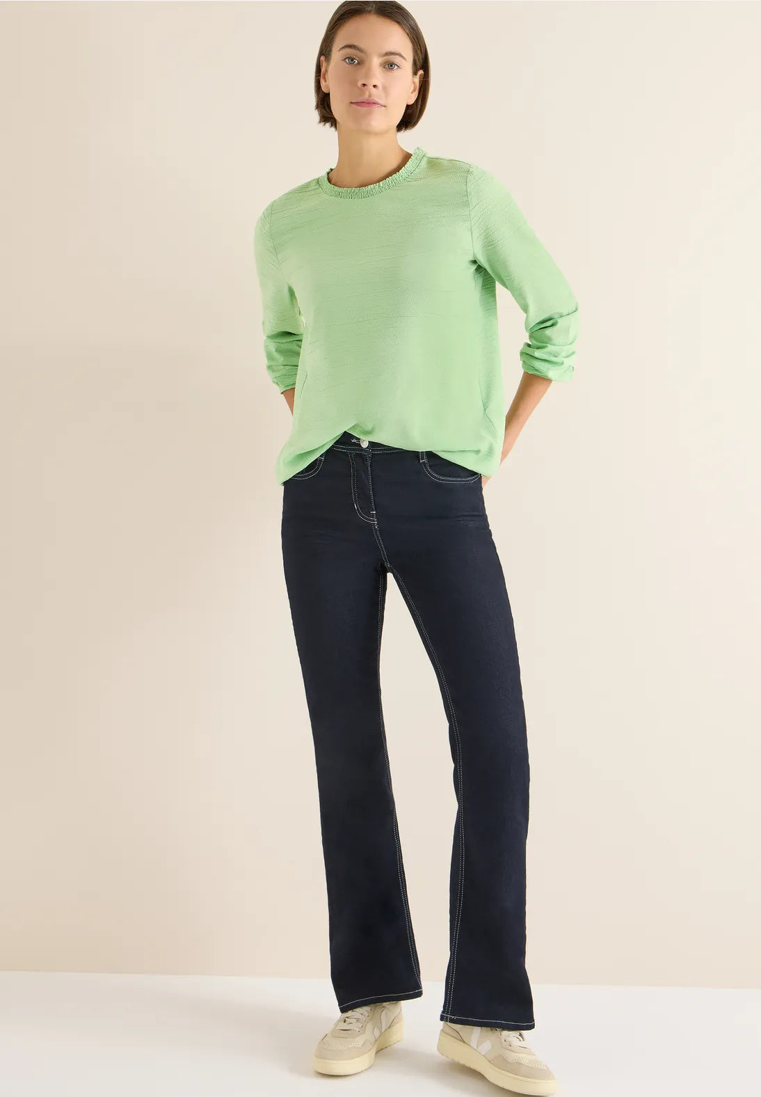 UNA GREEN BLOUSE