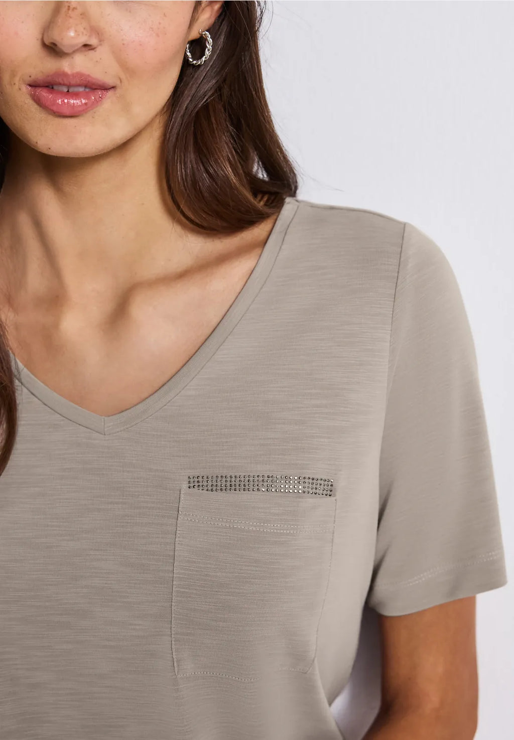 DAME TAUPE TEE