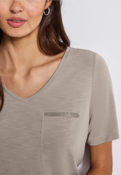 DAME TAUPE TEE