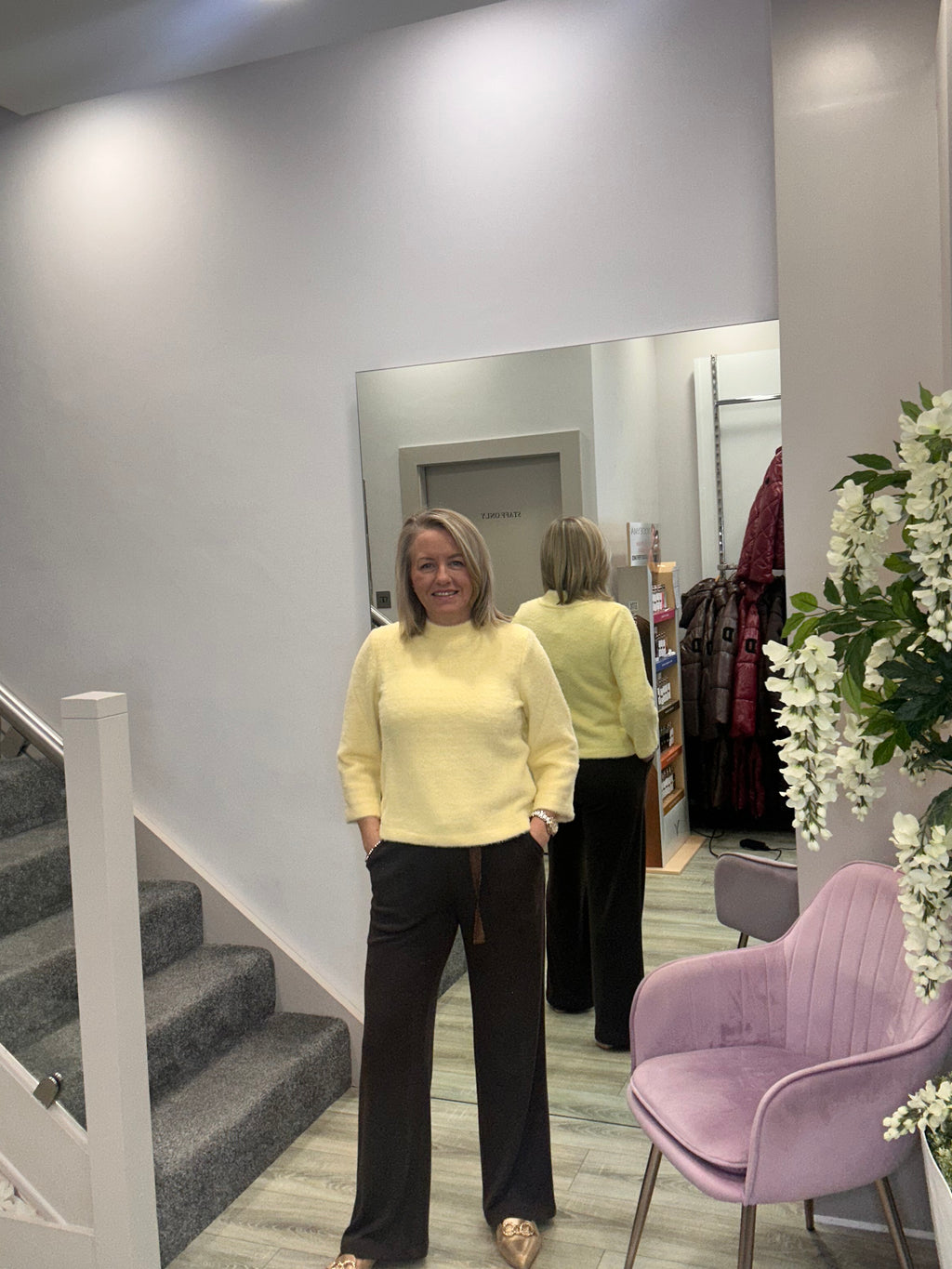 ALD BROWN TROUSERS