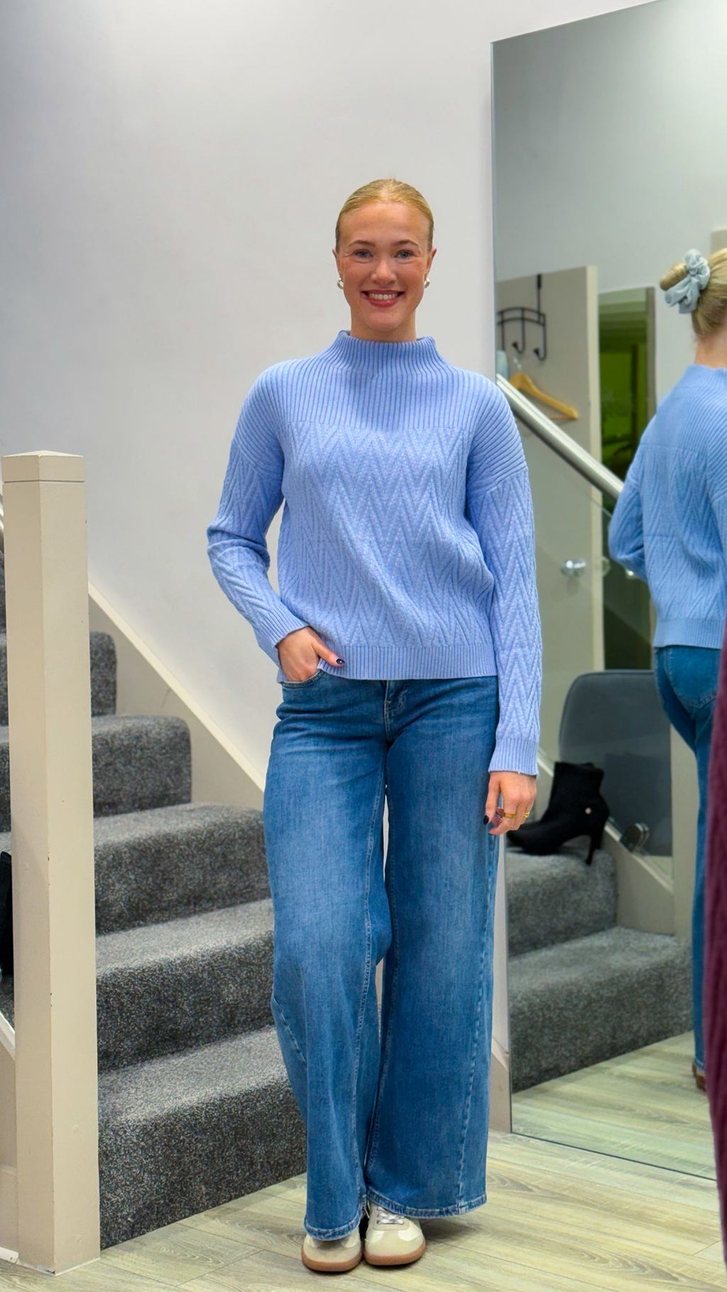 HARPER BLUE KNIT