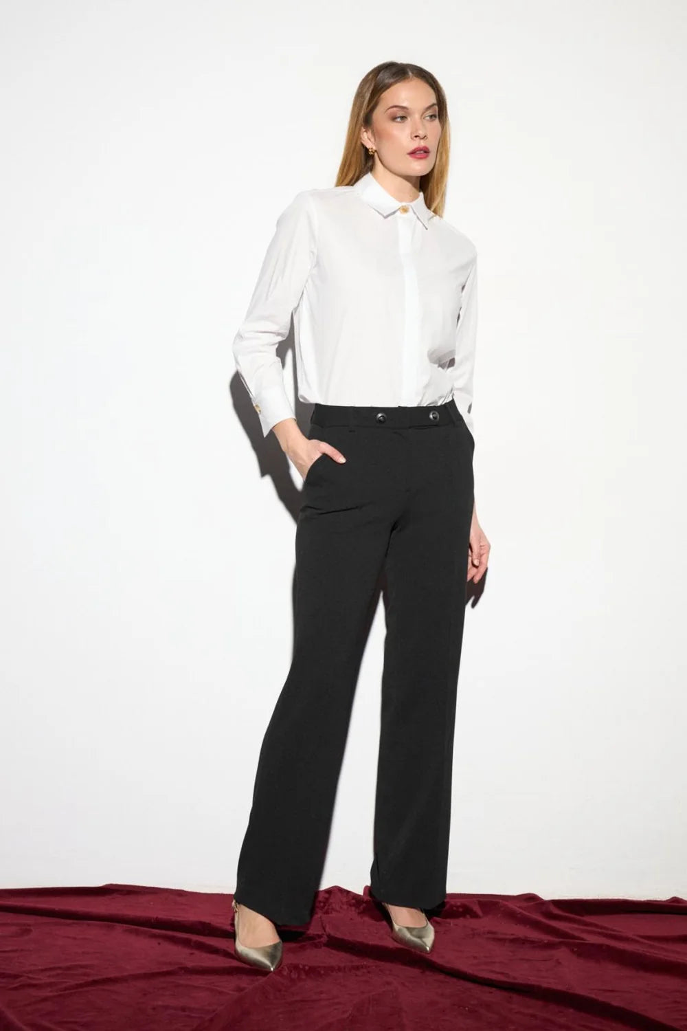 CALIU BLACK TROUSERS