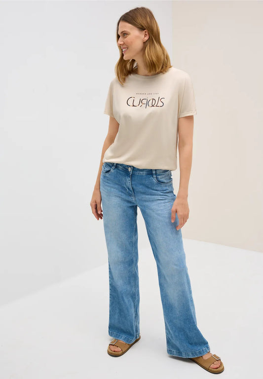 CURIOUS BEIGE TEE