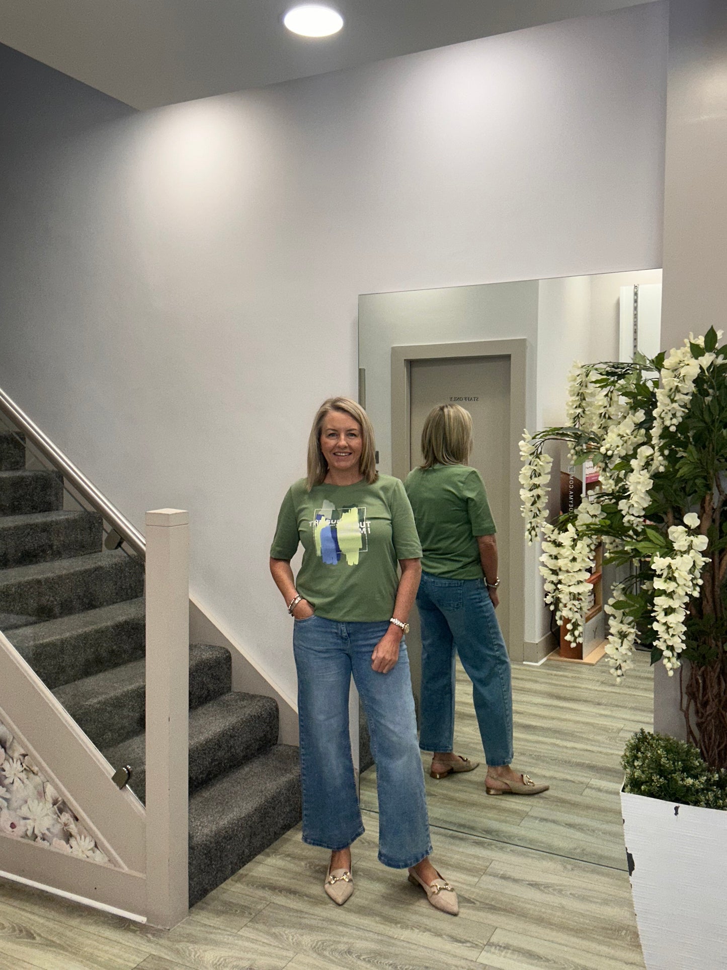 CALLY GREEN T-SHIRT
