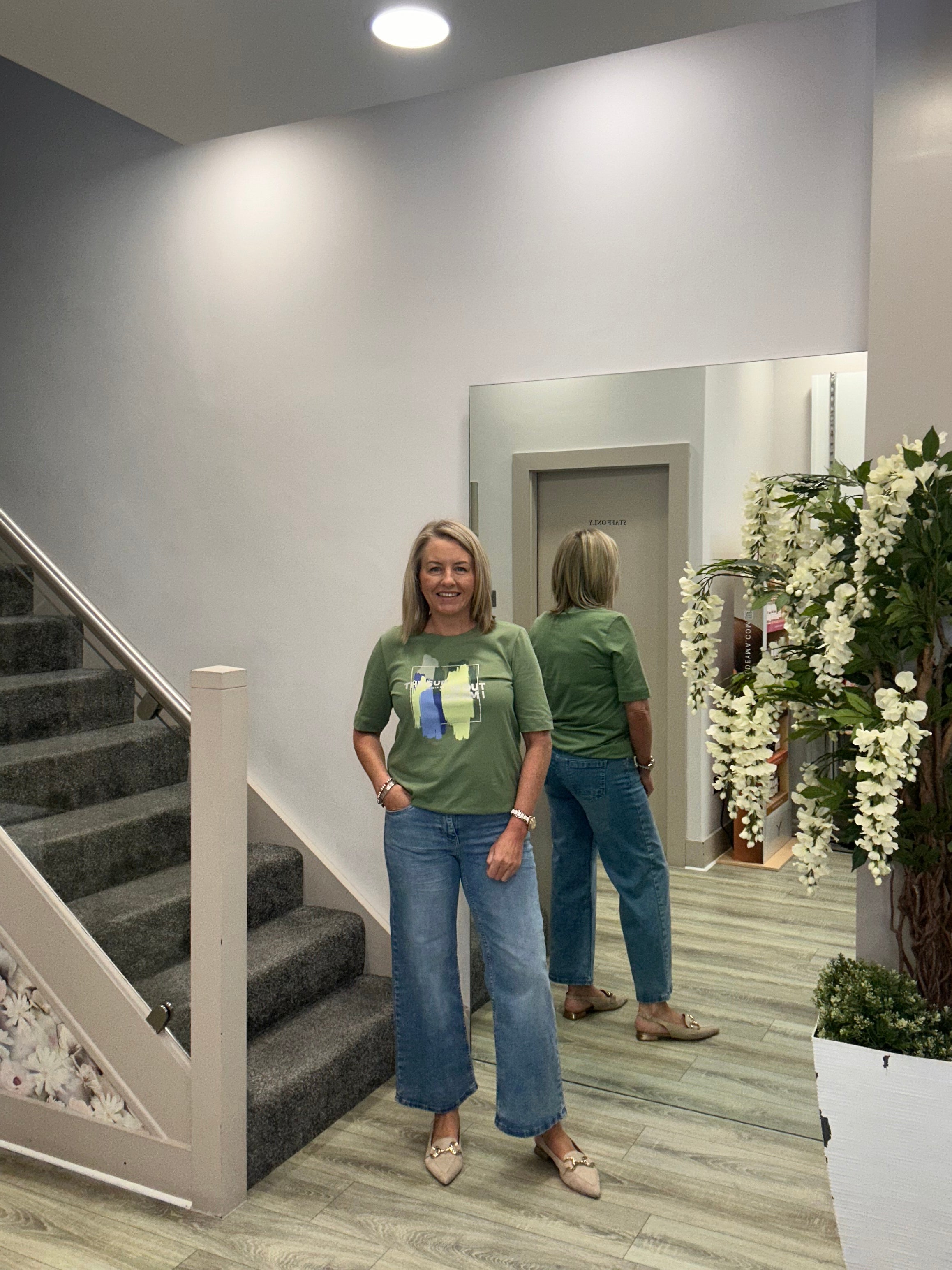 CALLY GREEN T-SHIRT