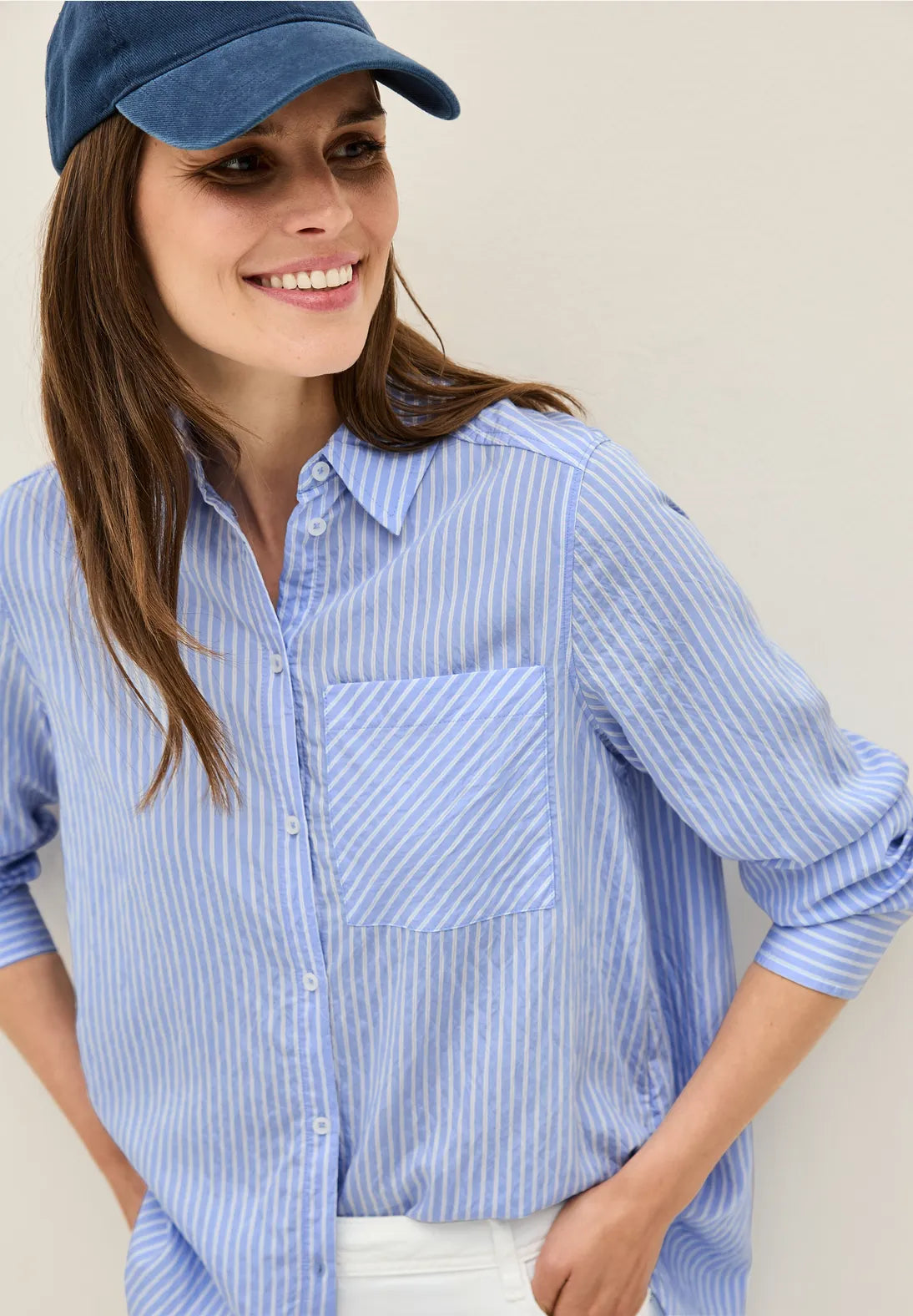 EDITH BLUE SHIRT