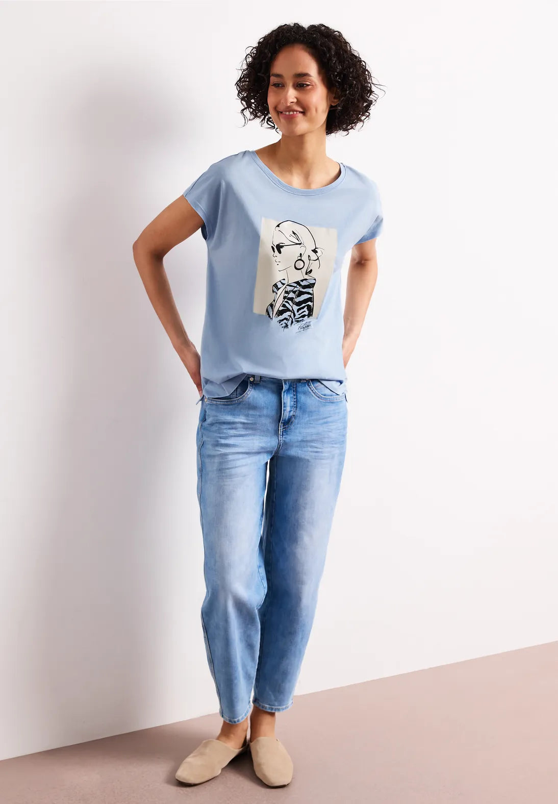 LADY BLUE TEE