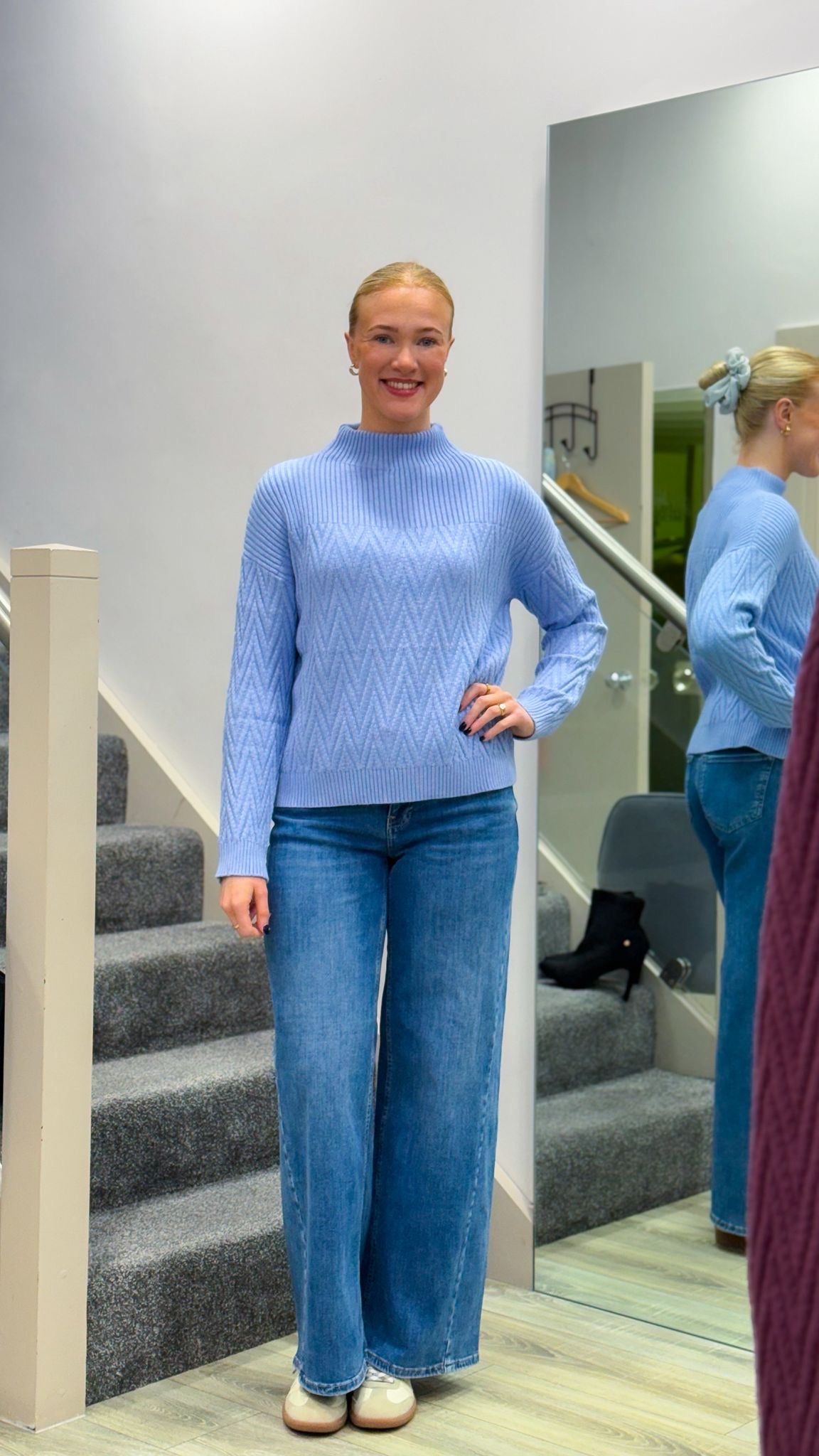 HARPER BLUE KNIT
