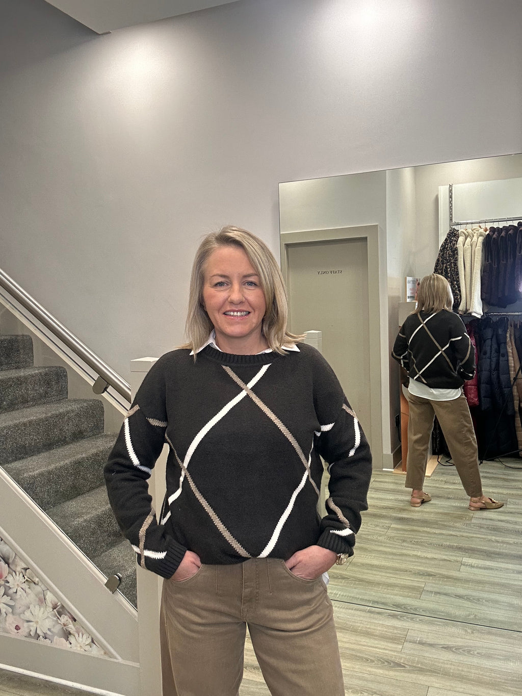 BRYNN BROWN KNIT