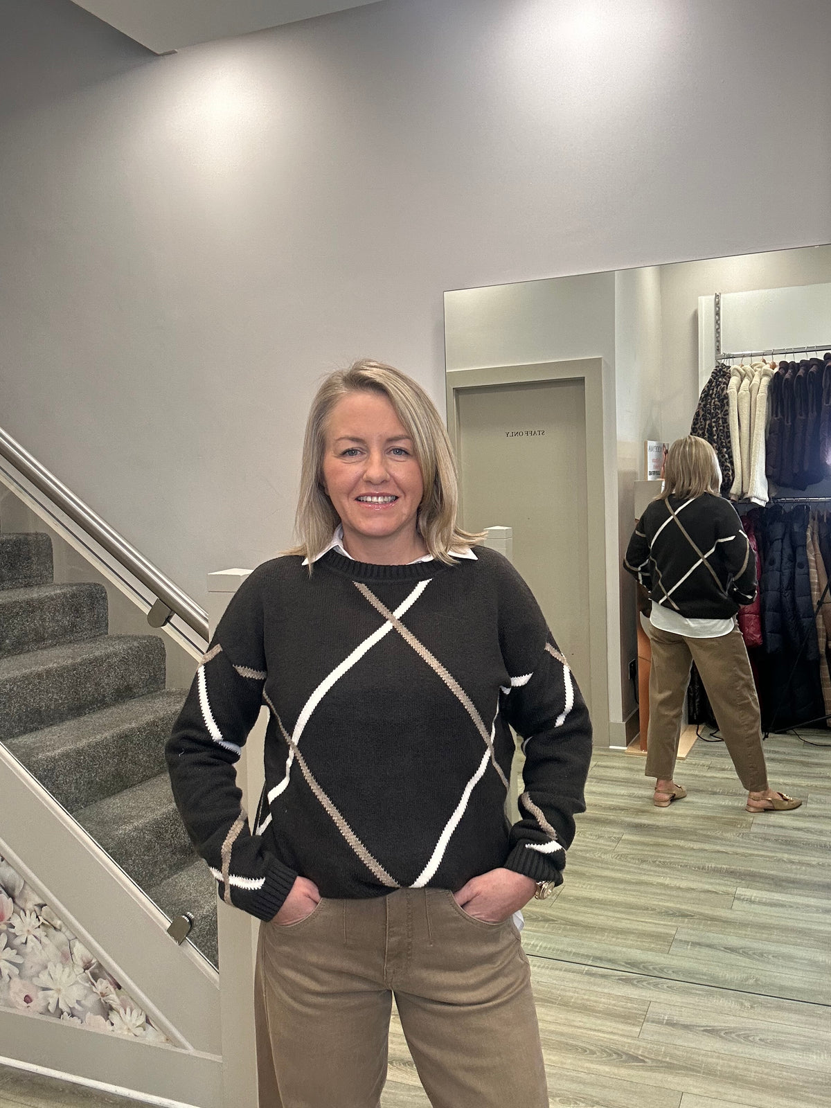 BRYNN BROWN KNIT
