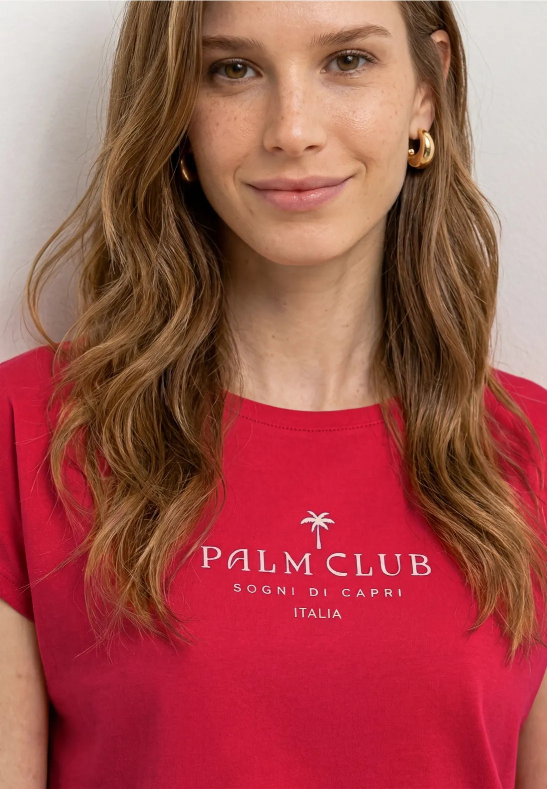 PALM RED TEE