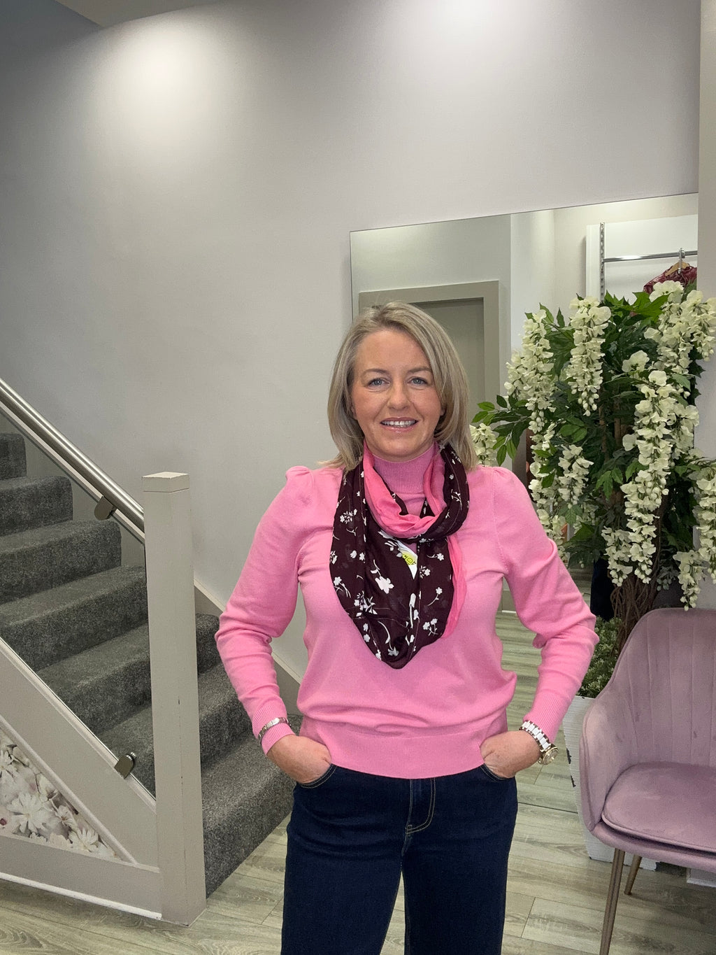 BRIANNA PINK  KNIT