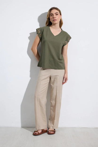 HIBI KHAKI TOP