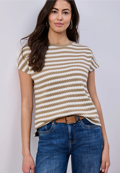 FRAN CAMEL T-SHIRT