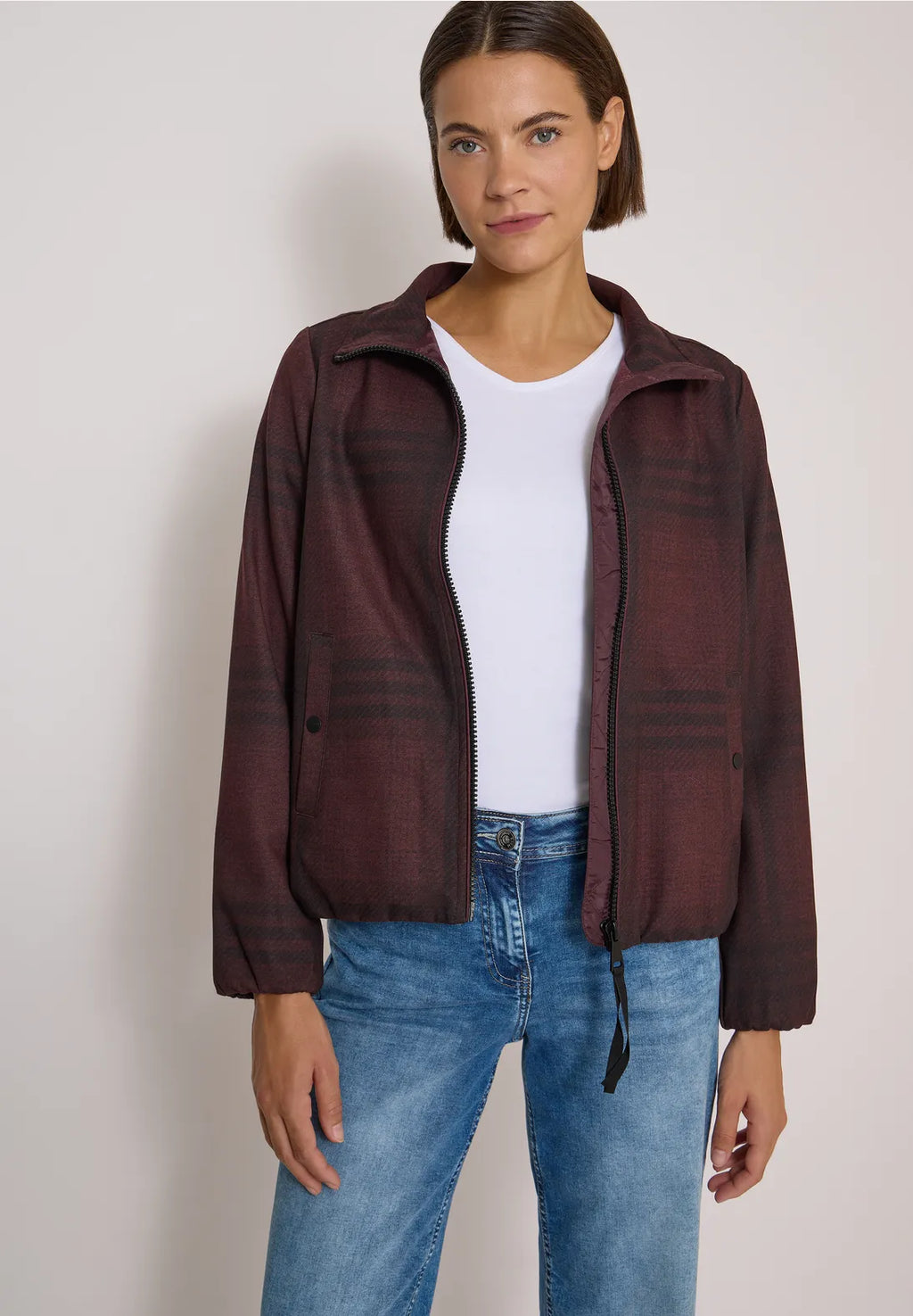 BRIA BURGUNDY JACKET