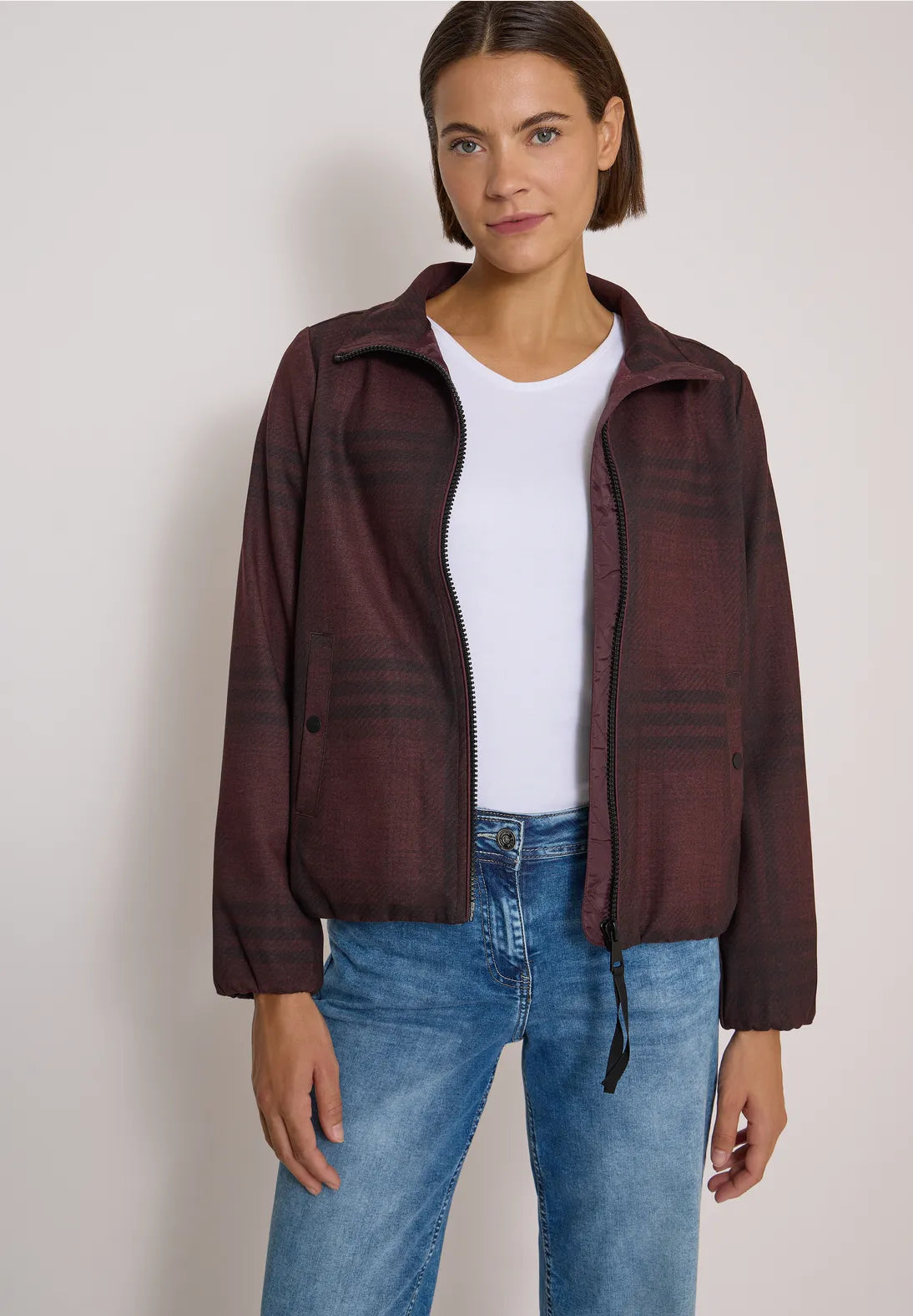 BRIA BURGUNDY JACKET