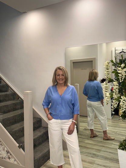 EMILY BLUE CARDIGAN