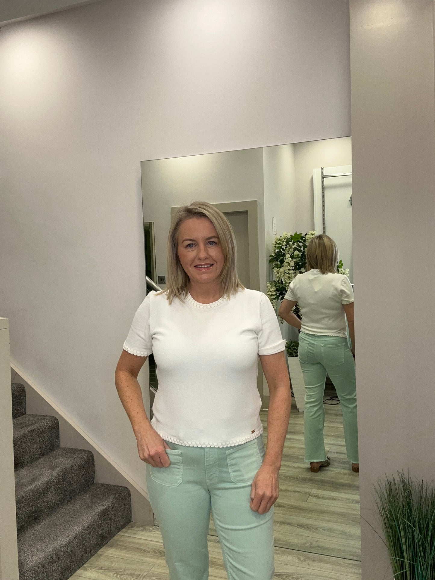 KATE CREAM TOP