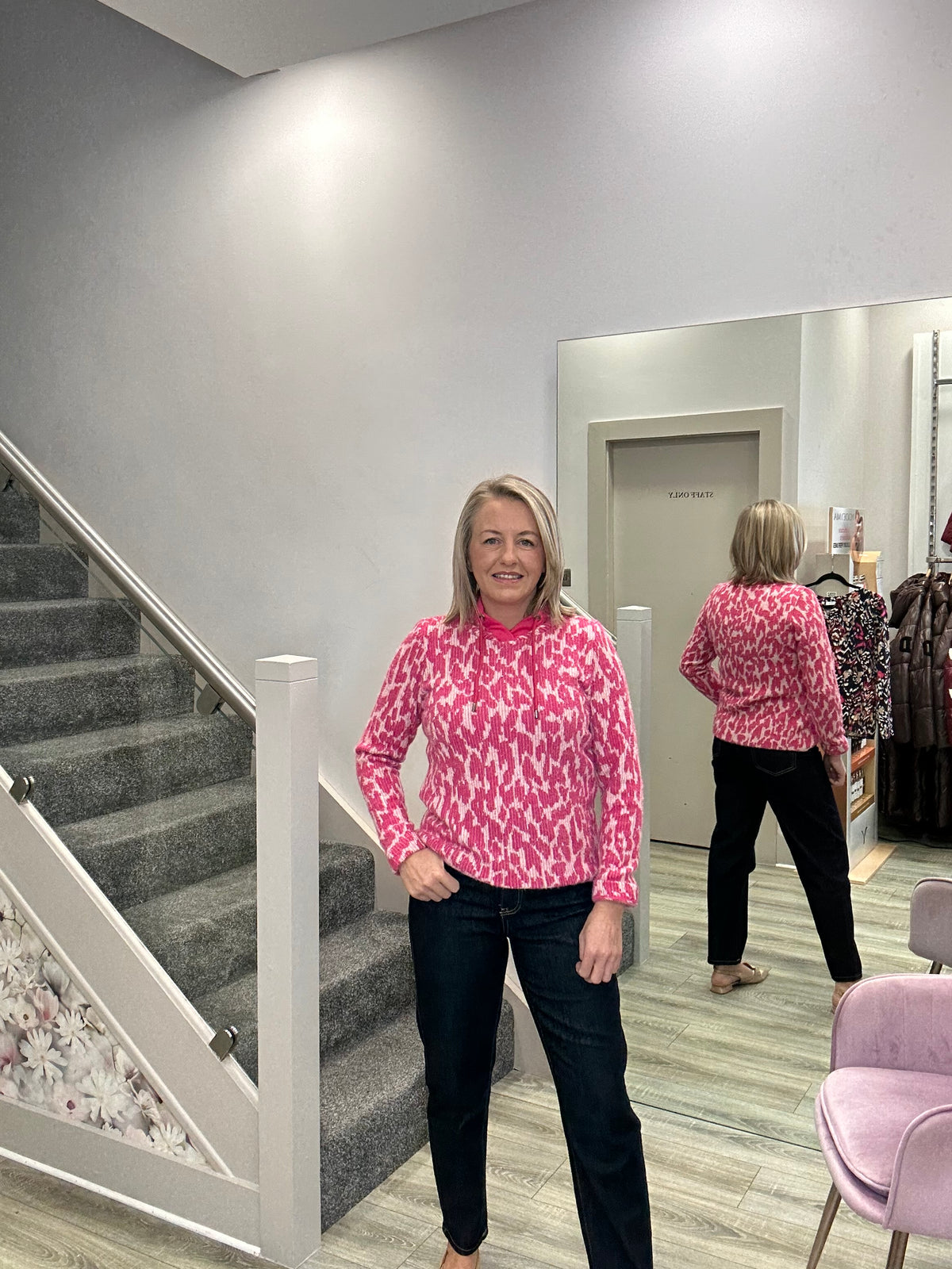 ROSIE PINK SWEATER