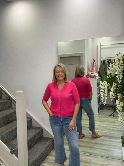 ZURI PINK CARDIGAN