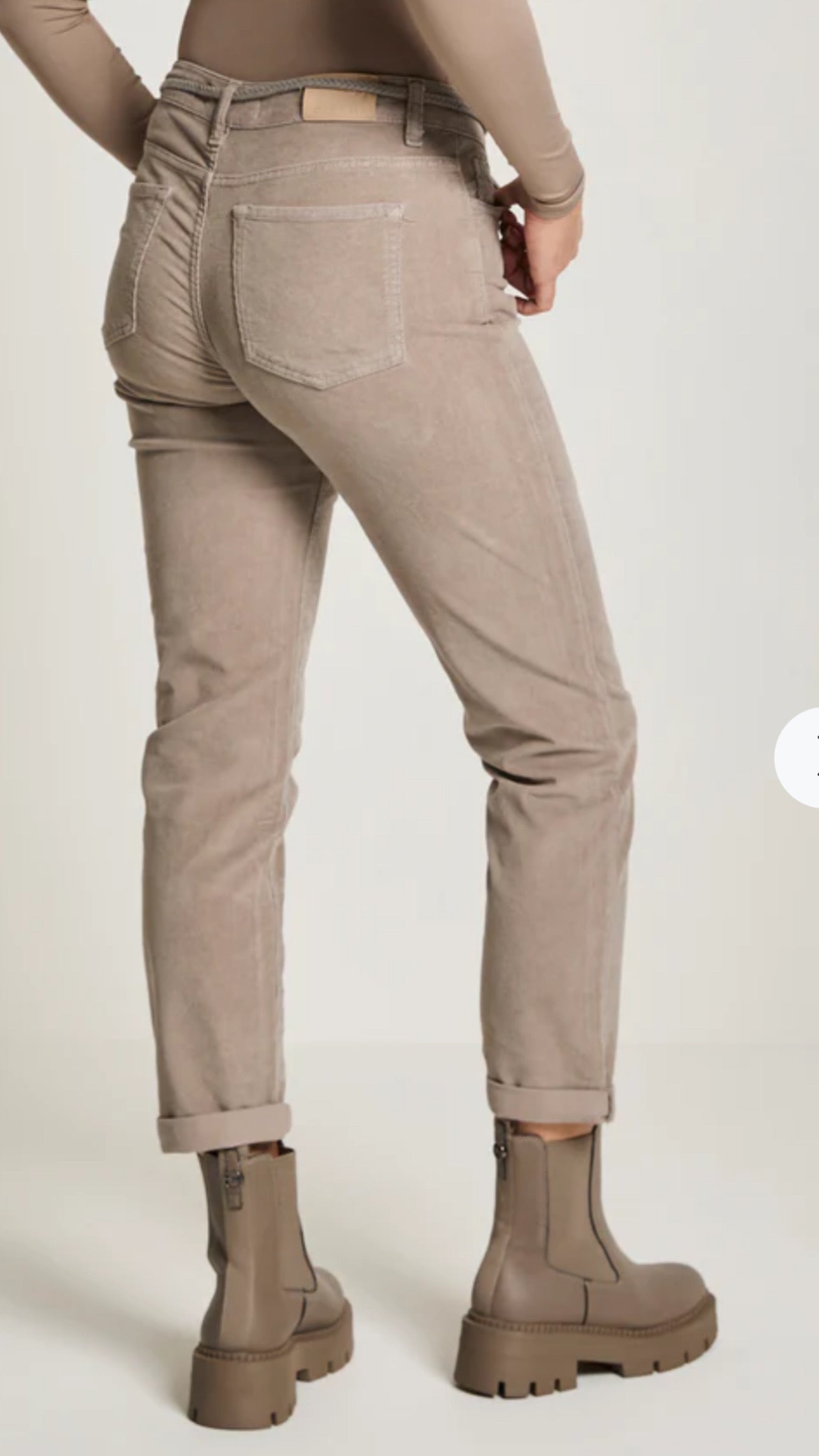 BOBBY OLIVE CORD TROUSERS