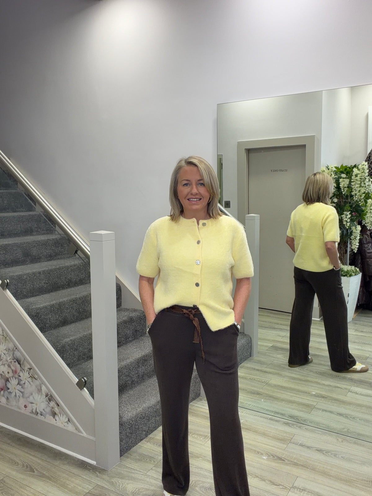 ALD BROWN TROUSERS