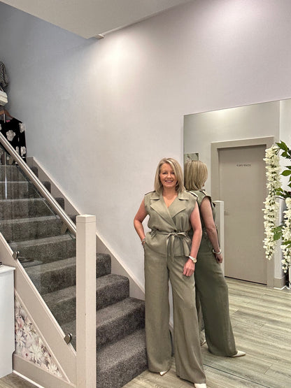 ARIA KHAKI WAISTCOAT