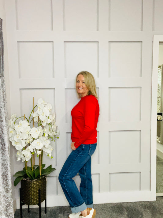 RUBY RED KNIT
