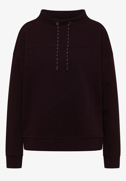 ABBEY WINE SWEATER