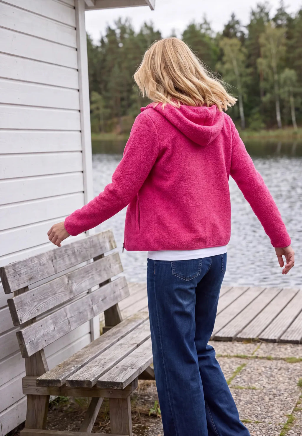 JILLY PINK TEDDY FLEECE