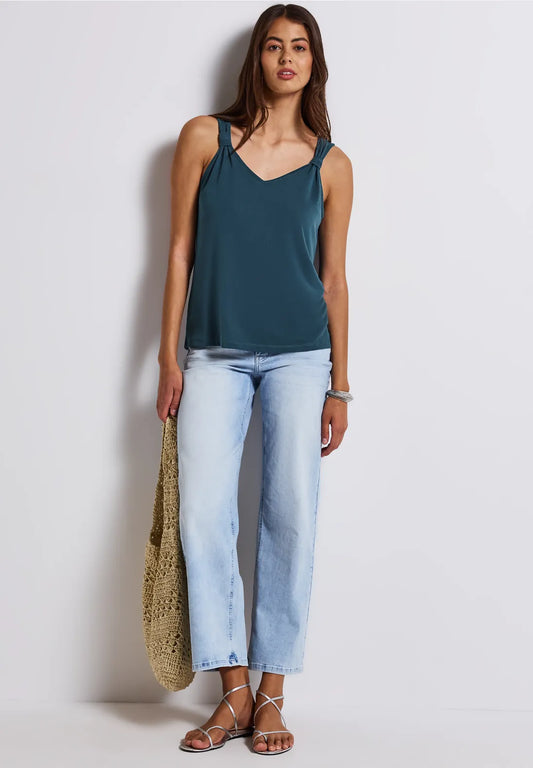JULE TEAL TOP
