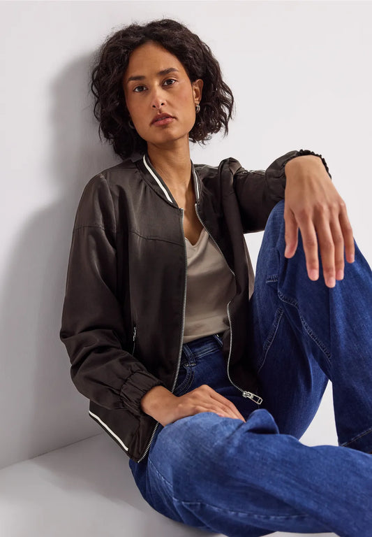 GEMMA BROWN BOMBER JACKET